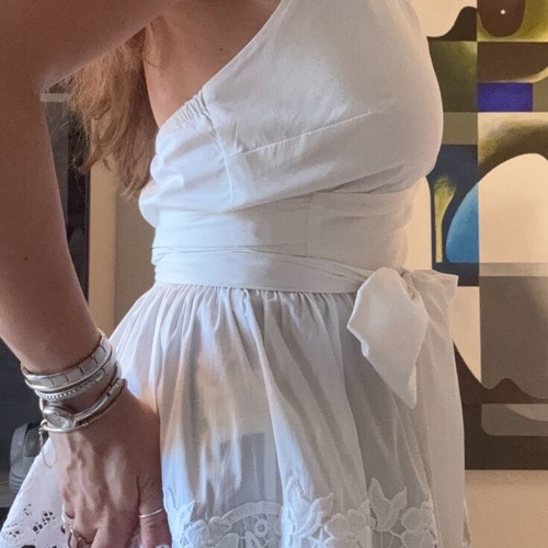 Zini blouse like new, white, size M