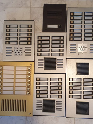 Doorphone Button Panels new, full set