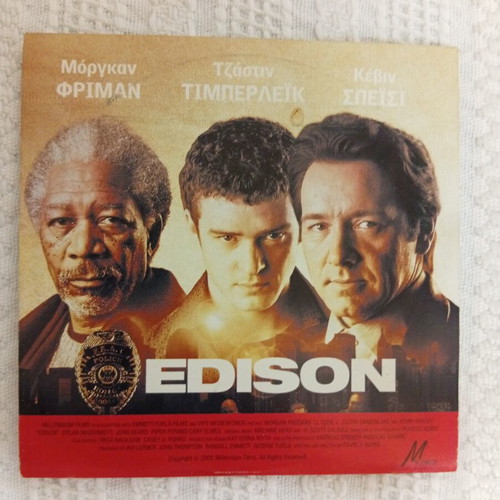 DVD with two movies: The Jesse James Gang and Edison like new