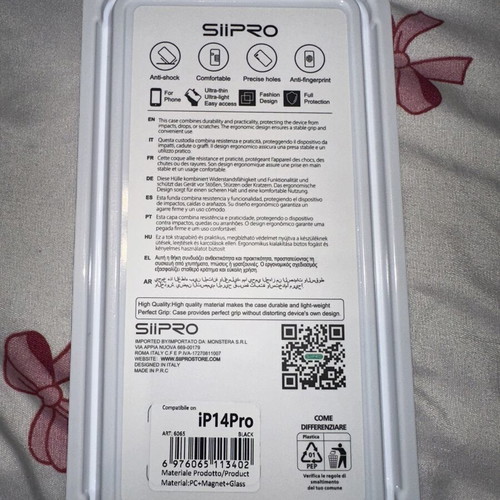 SiiPRO Premium Case for iPhone 14 Pro New Black
