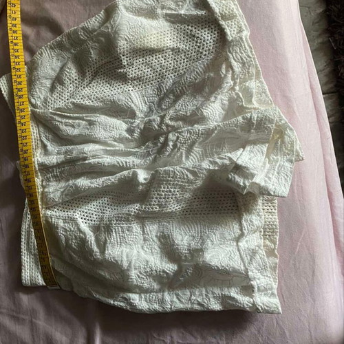 White shorts Vassia Kostara like new with flowers