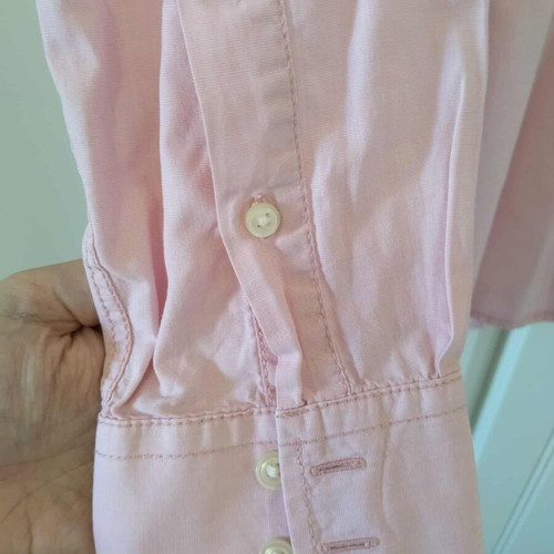Tommy Hilfiger Men's Shirt L 100% Cotton Like New Pink
