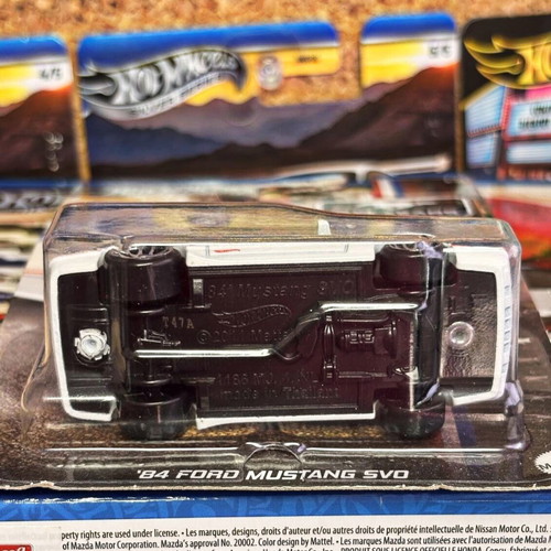 Hot Wheels '84 Ford Mustang SVO Silver Series