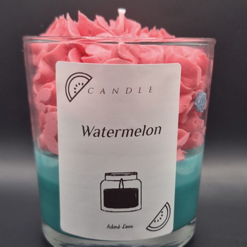 Watermelon scented candle