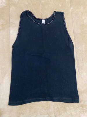 Donna Karan top used, size L, black