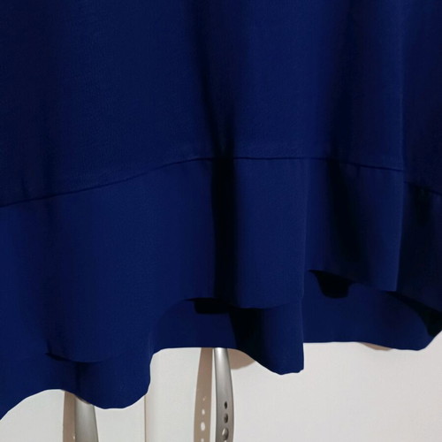 Zara blue blouse like new, short with elbow-length sleeve