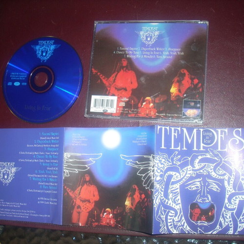 Tempest CD Living In Fear like new, rock