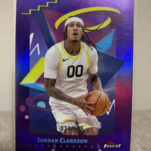 Jordan Clarkson Purple Refractor Card 2024-25 Finest #295 new