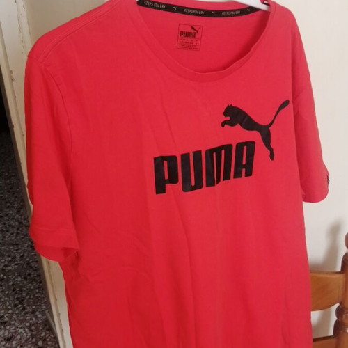 Puma men's cotton t-shirt XL new, red