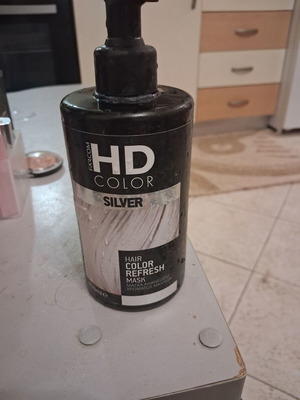 Farcom HD Color Silver hair mask, like new, almost full without cap