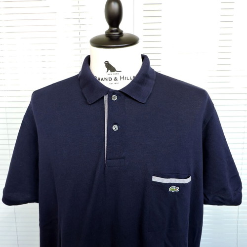 Lacoste Men's Navy Blue Polo Shirt like new, XL