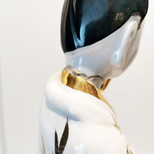 Japan porcelain figure set used with gold decoration