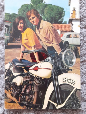 Barcelona Spain 1970s postcard used