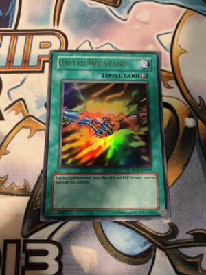 Yu-Gi-Oh card United We Stand used, Ultra Rare RP02
