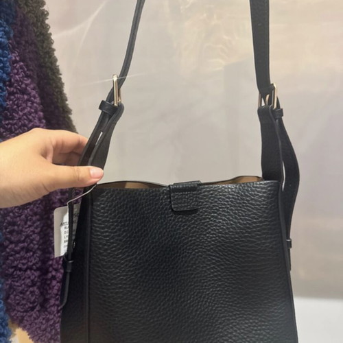 Black shoulder bag new with wallet