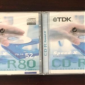 TDK CD- R80 2 ΣΦΡΑΓΙΣΜΕΝΑ