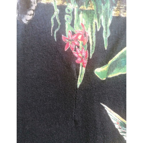 Balenciaga blouse refurbished with jungle print, size M
