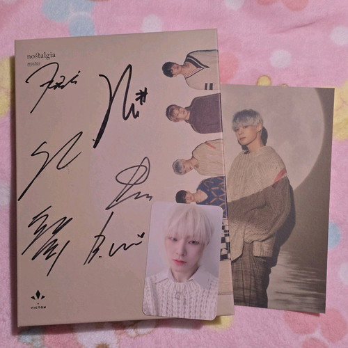 Kpop album Nostalgia signed used Victon