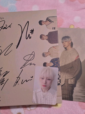 Kpop album Nostalgia signed used Victon