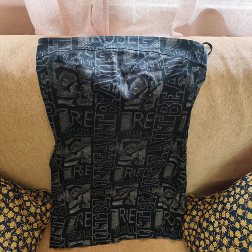 Dress like new, size M, black and white
