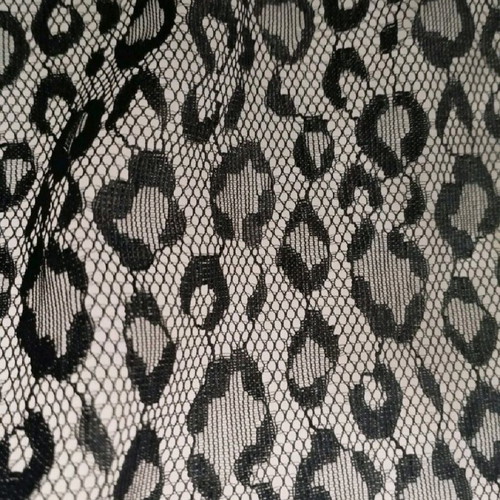 H&M transparent blouse new with leopard pattern, black, size S