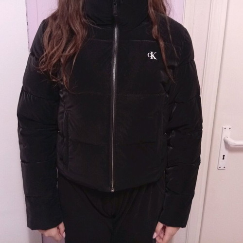 Calvin Klein medium black puffer jacket like new