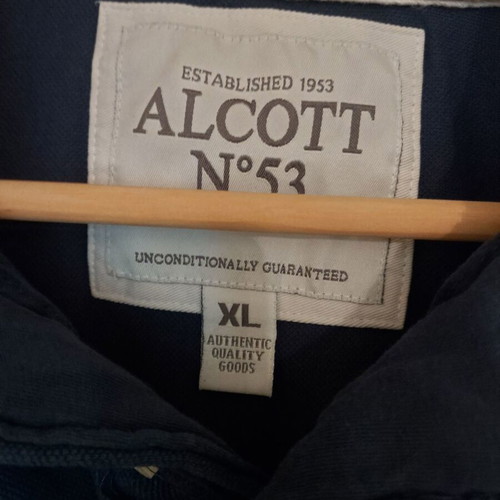 Polo shirt Alcott blue, XL, like new
