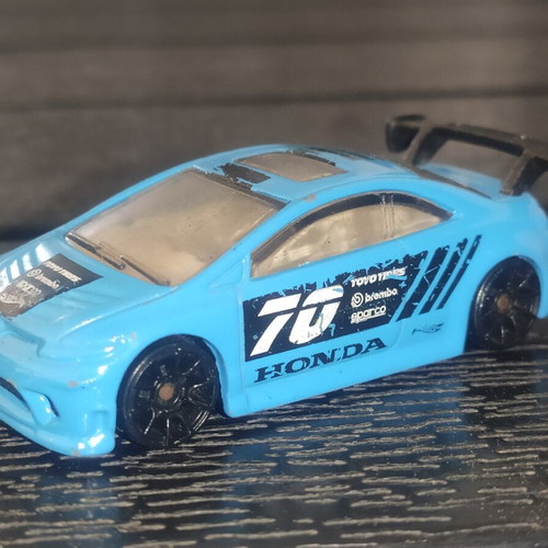 Honda Civic Si 2006 1/64 Mattel Hotwheels toy car used with minor marks