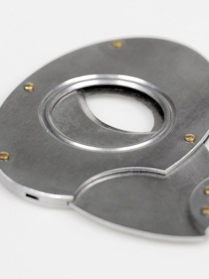 Inox cigar cutter in black leather case like new