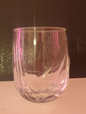 Glasses used, set of 6, height 10cm