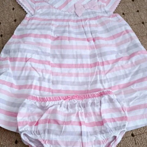 Mayoral dress with bloomers, 9-12 months, pink