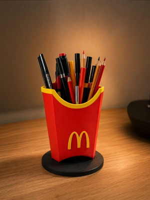 McDonald organizer pen holder pencil, like new