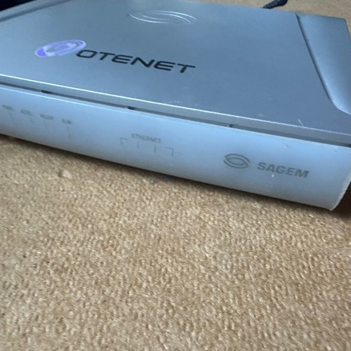 Sagem Fast 1500WG DSL wireless router used, Otenet