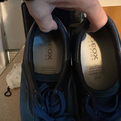 Geox sneakers used men's blue size 42.5