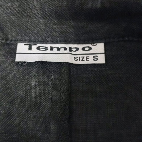Women's vest like new, linen, size S, black