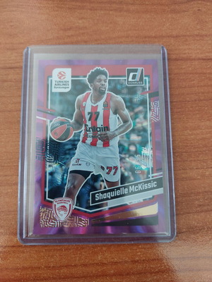 Panini Donruss Euroleague 2023-2024 Shaquielle McKissic Purple Laser card like new