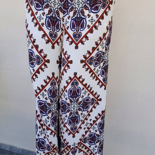 Boho pants Zara like new, multicolor, size M
