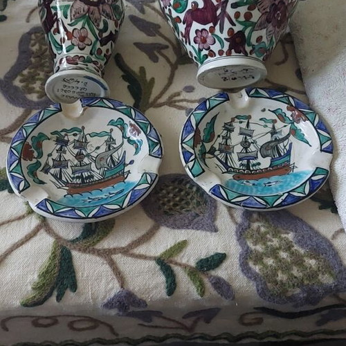 Ikaros Rhodes ceramic decoration set