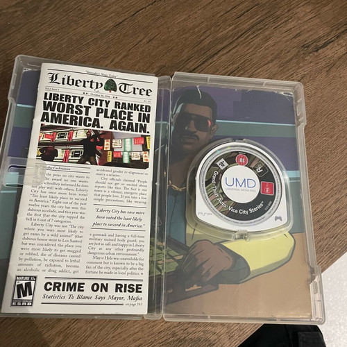 Grand Theft Auto Vice City Stories PlayStation Portable used in good condition