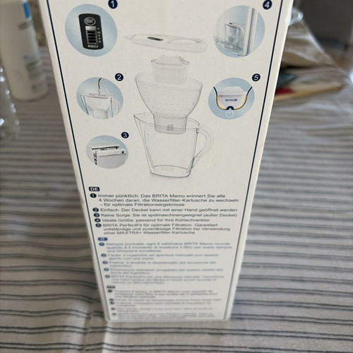 Brita Marella 2.4L water filter jug like new, white color
