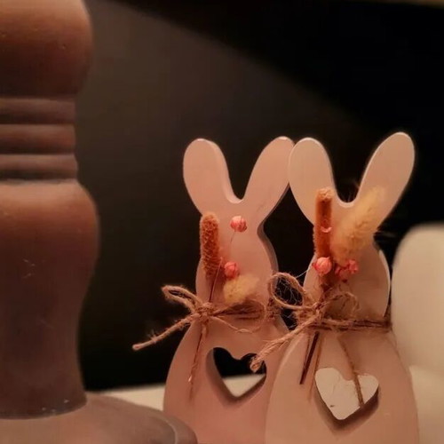 Handmade Easter decoration made of plaster new