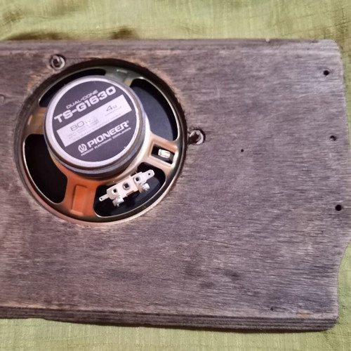 Pioneer built-in wall speaker used, 80W, wooden enclosure