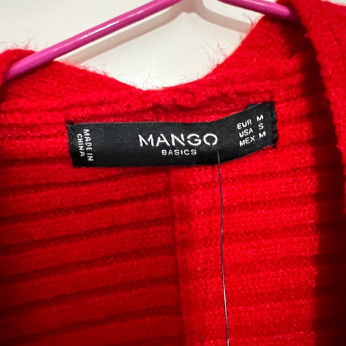 Mango red sweater size M brand new