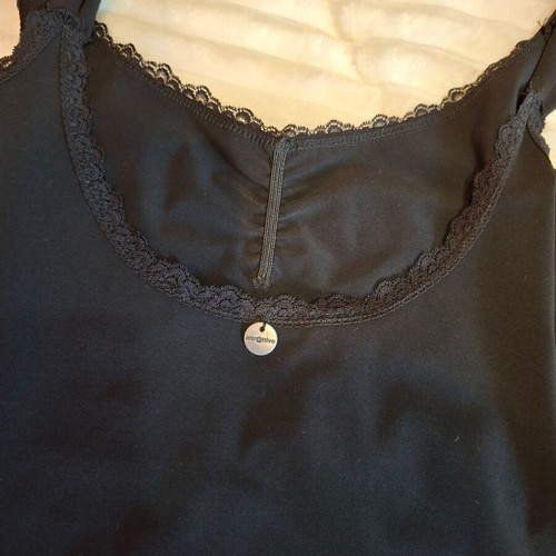 Attrattivo bodysuit new black with lace size Large