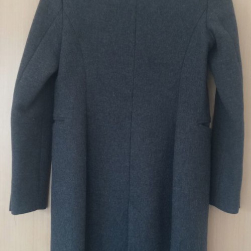 Zara μάλλινο γυναικείο παλτό size M σαν καινούργιο, γκρι
