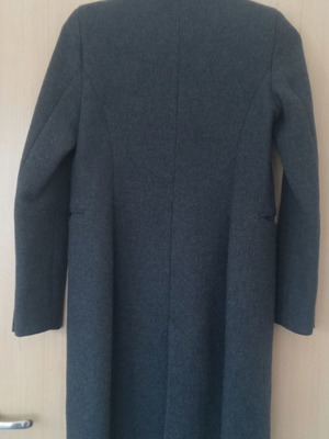 Zara μάλλινο γυναικείο παλτό size M σαν καινούργιο, γκρι