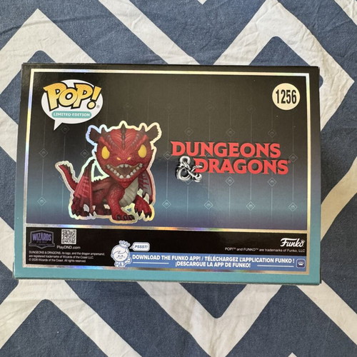 Funko Pop Dungeon and Dragons Brass and Red Dragons Wyrmling Bundle LE8000pcs
