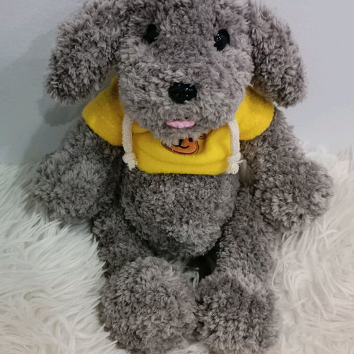 Handmade knitted puppy custom made