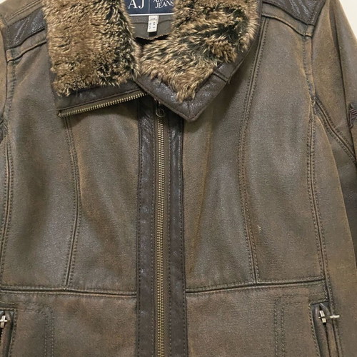 Armani jacket used brown size S