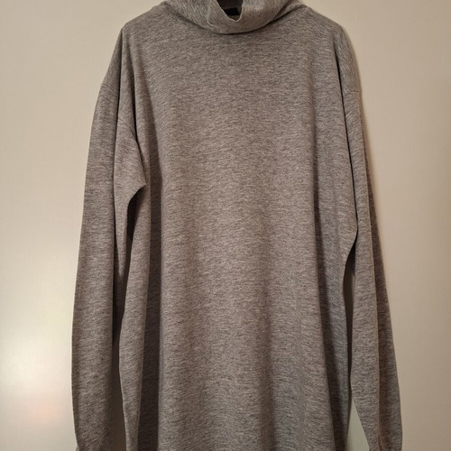 Men's grey turtleneck sweater, XL